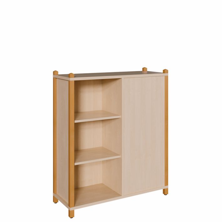 ST Raumteilerschrank 106 x 120 cm, wechselseitig offen 